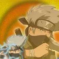 Hatake Sakumo and Kakashi